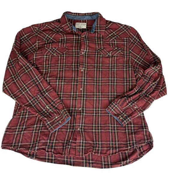 Cody James Other - Cody James‎ Authentic Western Apparel Plaid Flannel Snap Button Shirt Men's 3X